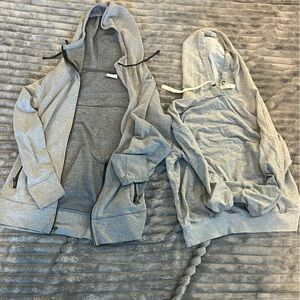 Columbia Gray Hooded Jackets